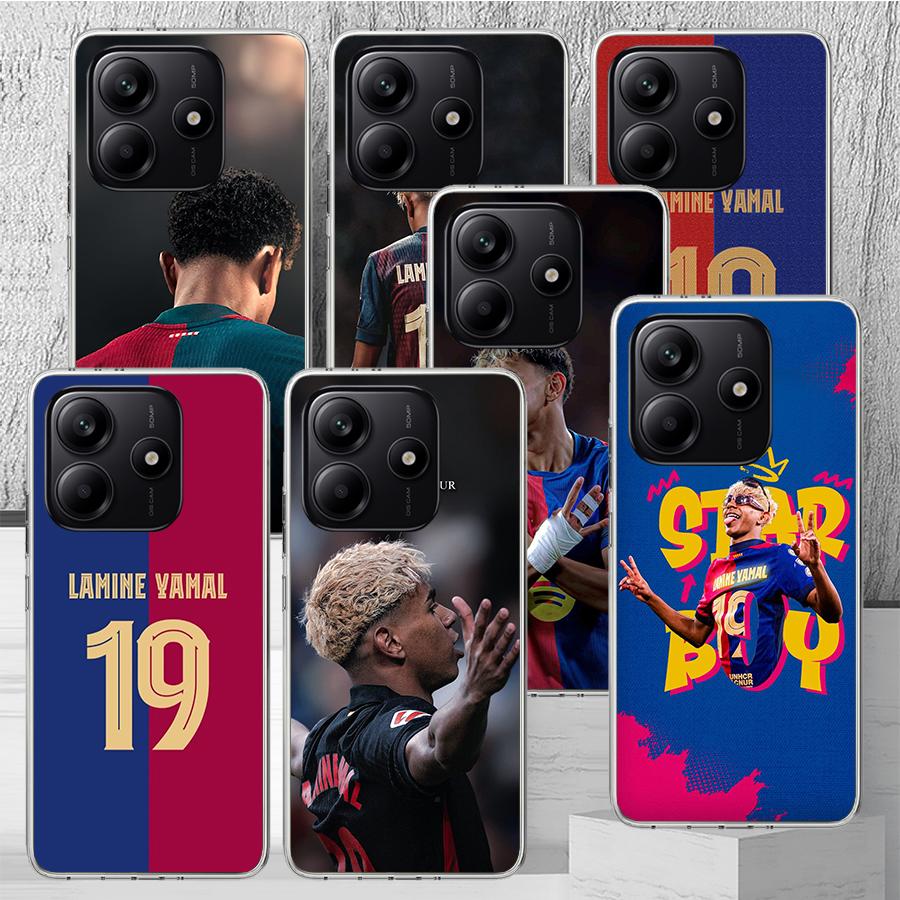 L-Lamine Y-Yamal 19 Phone Case Cover for Xiaomi Redmi Note 10 11 12 13 14 Pro Plus 14S 13 12S 11S 11T 11E 10S Soft Coque
