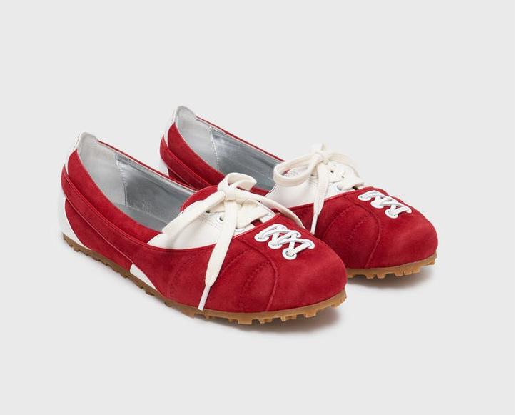 

Fashion Round toe shallow mouth French retro Mary Jane shoes women s color matching flat ballet shoes 35