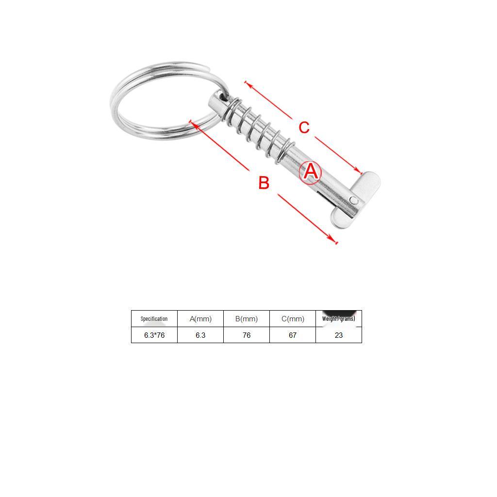 316 Edelstahl-Schnellverschluss-Sicherungsstift für Yachtzubehör
