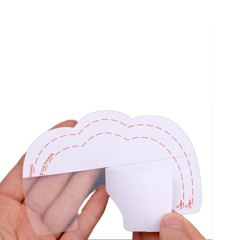 10 Pezzi Nastro Sollevante Seno Copri Capezzoli Adesivi Senza Cuciture Potenziatore Invisibile Push Up Nastro Reggiseno Trasparente Accessori Adesivi Sollevanti Petto