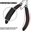 BOENFU 5 inch Precision Flush Cutters Multi-functional Wire Snips, Ideal for Model, Electronics, Sprue Cutting, and All Precision Cutting Tasks