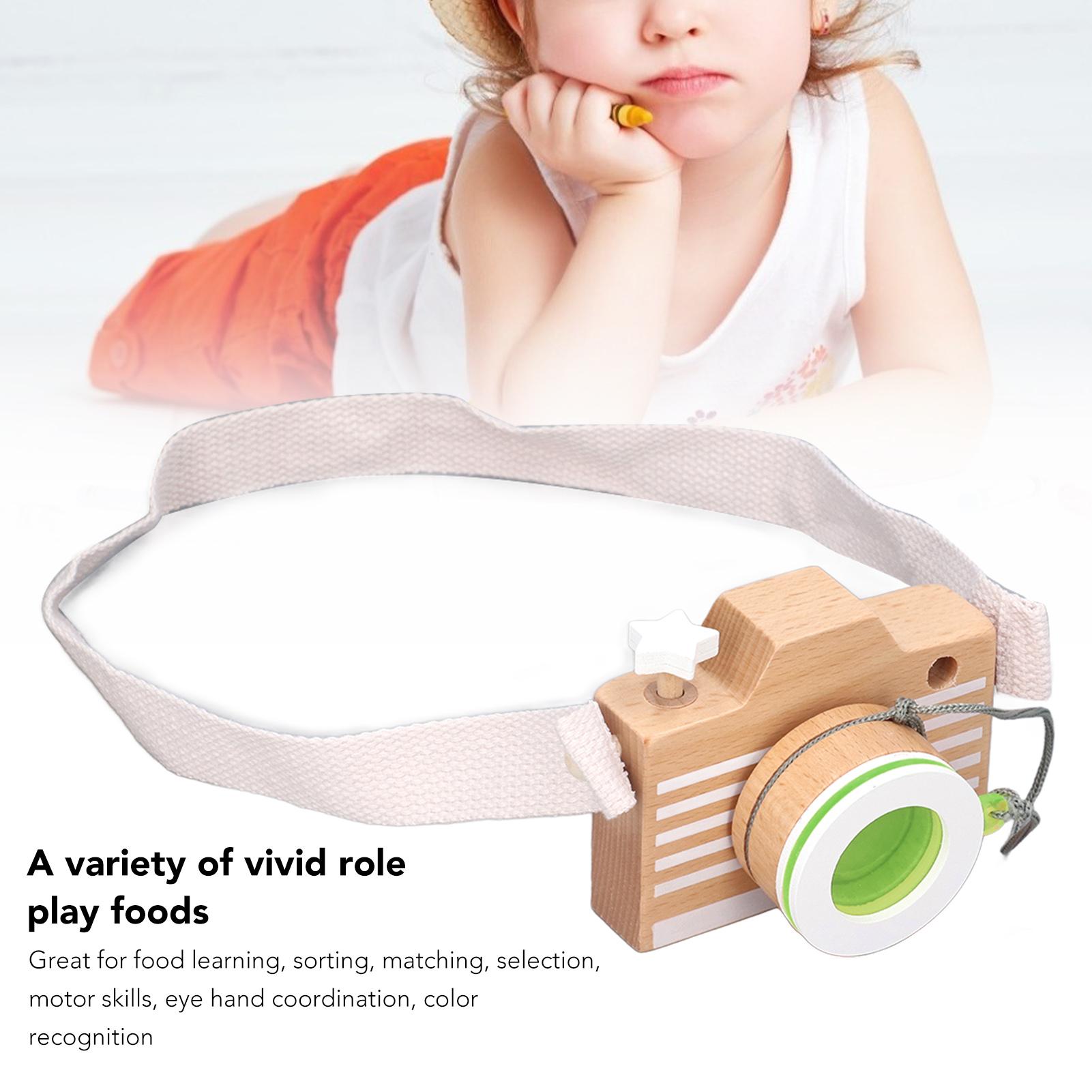 Деревянная игрушечная камера Образовательная Портативная Инновационная Камера-Калейдоскоп из Липы для Детей Малышей