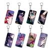 Demon Slayer Glowing Eyes Love Pillar Translucent Acrylic Keychain Pendant