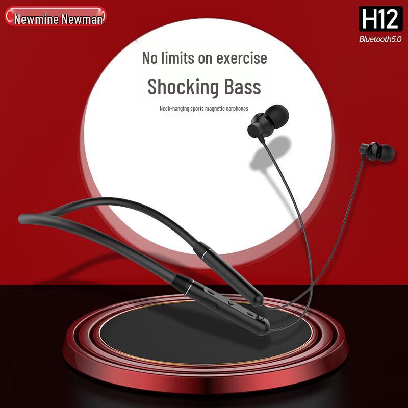 Newmine H12 Sports Bluetooth Neckband Earphones
