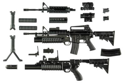 TOMYTEC Little Armory LA100 M4A1 M203 Type Plastic Model & 2.0