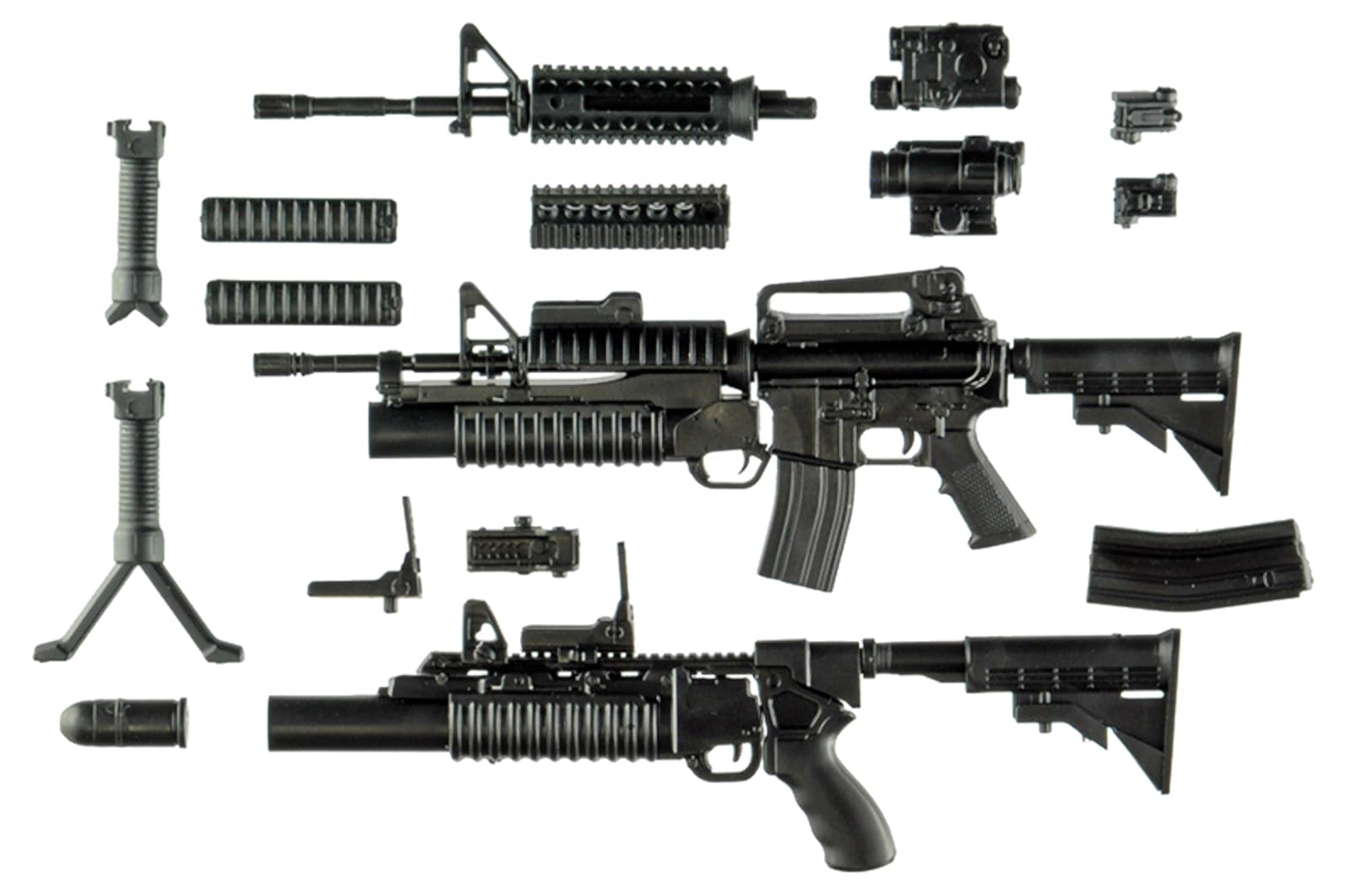TOMYTEC Little Armory LA100 M4A1 M203 Тип Пластиковая Модель & 2.0