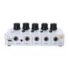 4 Channel Sound Mixer Rechargeable Portable Low Noise Stereo Sound Mixer for Home Studio Recording Live Streaming White