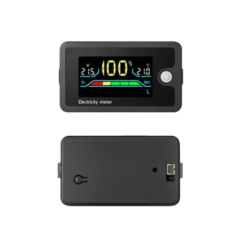 8-100V Battery Capacity Indicator LCD Car Motorcycle Voltmeter Electricity Meter Digital Battery Charge Levels Indicator