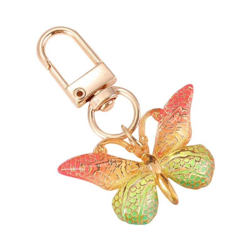 Lightweight Luggage Accessory With Butterfly Shape And Reinforced Metal Hook Fashion Bag Pendant Bags Charm for Women