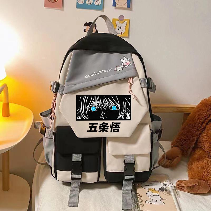 Day Mantra Peripheral Printed Backpack Youth Youth Student School Bag Lightweight Backpack Travel Bag