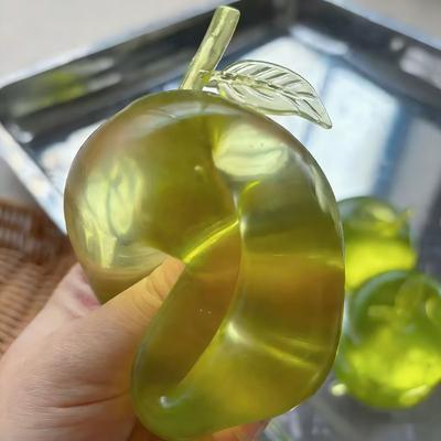 Green Apple Shaped Stress Relief Squeeze Toy
