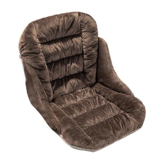 Seat Cushion with Removable Washable Cover Thick High-Resilience Filling Integrated Design Ergonomic Chair Cushion