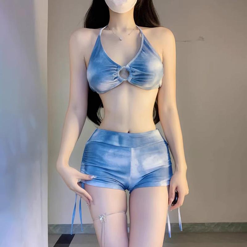 Sanya Dreiteiliges Schlankmachendes Badeanzug-Set für Damen: Stilvolle, Bauchbedeckende Konservative Badebekleidung für 2025.