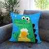 Animal Cute Crocodile Cushion Cover Comfortable Reversible Pillow Cover Ideal for Car Sofa Bedroom  Beyond