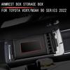 For Toyota Voxy 90 2022 2023 2024 Car Center Console Storage Box Armrest Storage Box Layered Storage Box Noah 90 Accessories