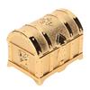 Vintage Jewelry Box Gold Color Retro Style Zinc Alloy Scratch Proof Small Jewelry Box for Rings Earrings Necklace S