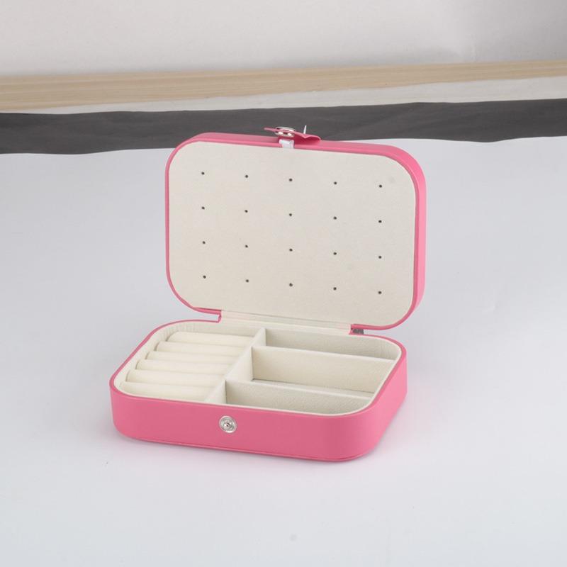Double-layer bracelet portable storage jewelry box earrings ring jewelry box display box packaging box