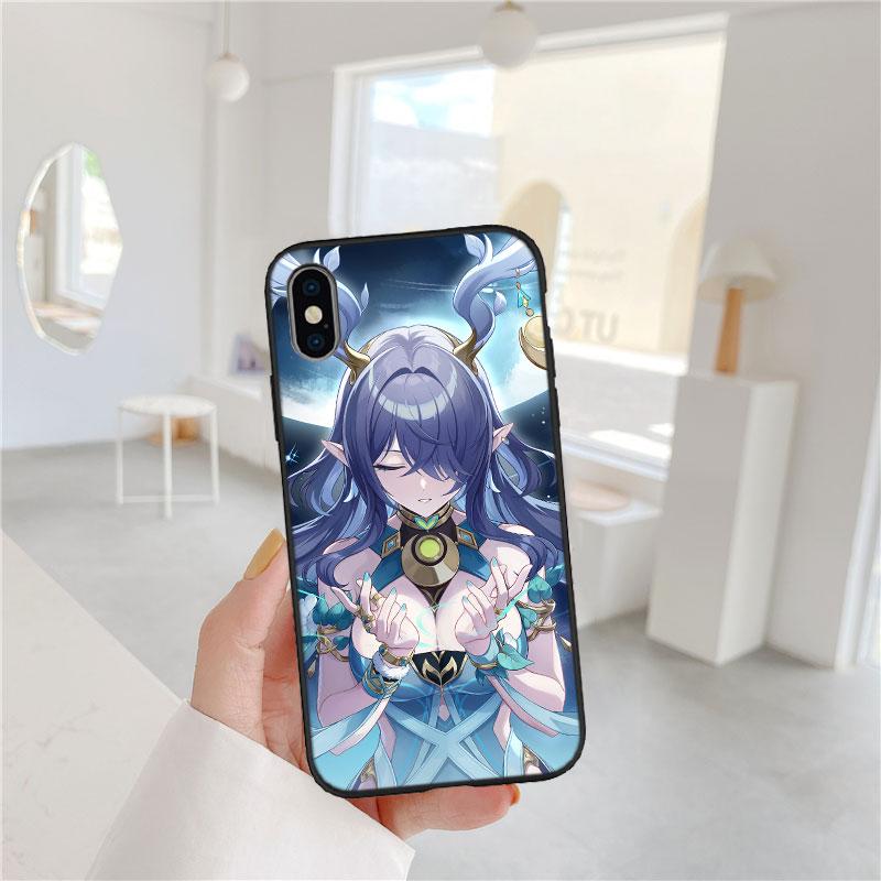 LO47 Genshin Impact Soft Shell Phone Case for Xiaomi Xiaomi Poco M4 M5 M6 M7 X3 X6 X7 F8 Ultra Pro GT NFC