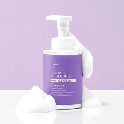 Eunyul Daily Care Deep Bubble Foam Cleanser 500ml (3 Options)
