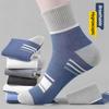 5 Paar Herren Baumwollsocken Schweißabsorbierend Atmungsaktiv Geruchshemmend Dicke Modelle Lange Socken Trendy Sport Baumwollsocken Herren