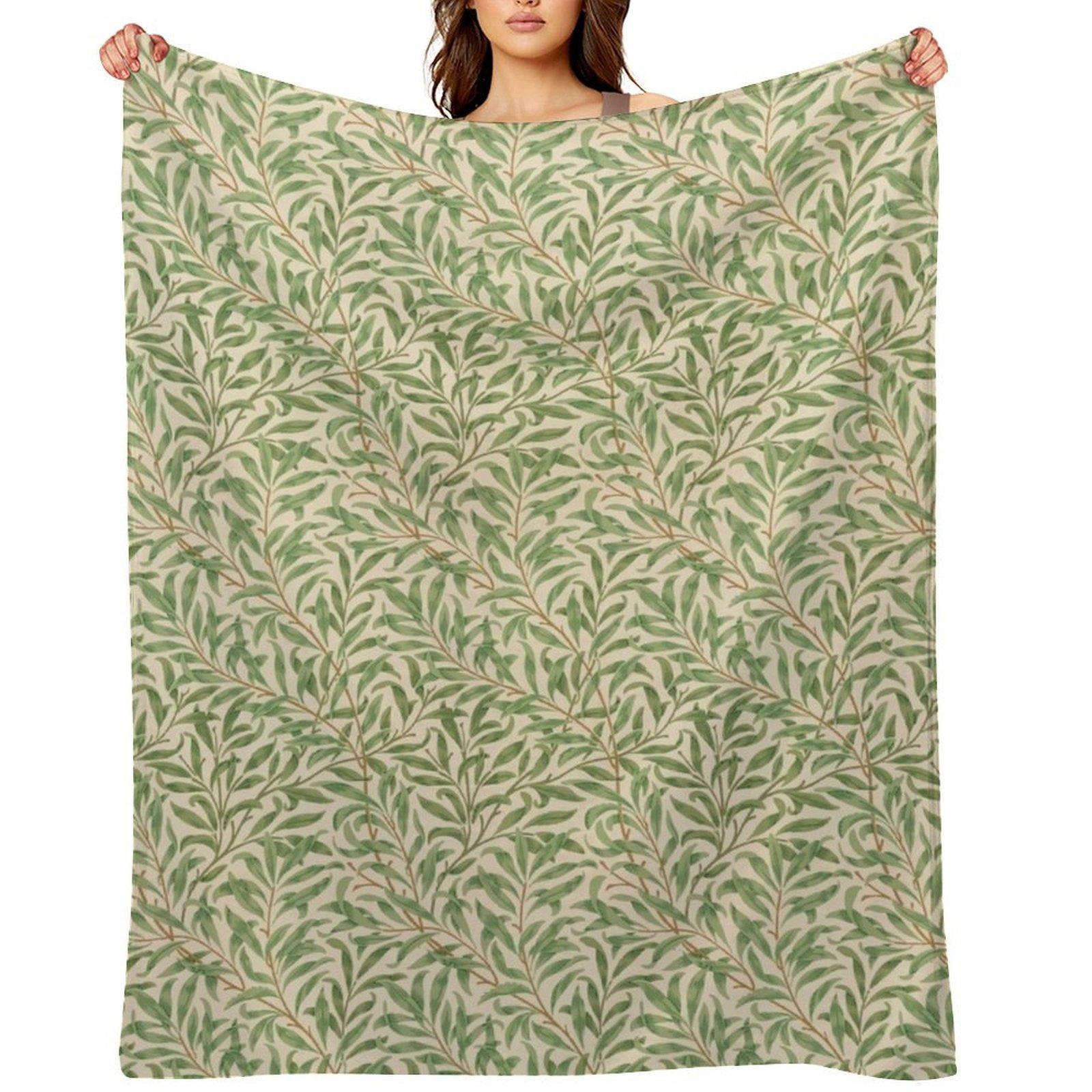 Willow Boughs Throw Blanket Sofa Throw Decorative Beds Custom Large Blankets 30x40in