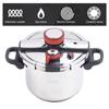 Pressure Cooker, Pot High Temperature Resistant 2 Gear 100kpa Pressure Cooker Foldable Handle Fast Boiling for Electric Furnace