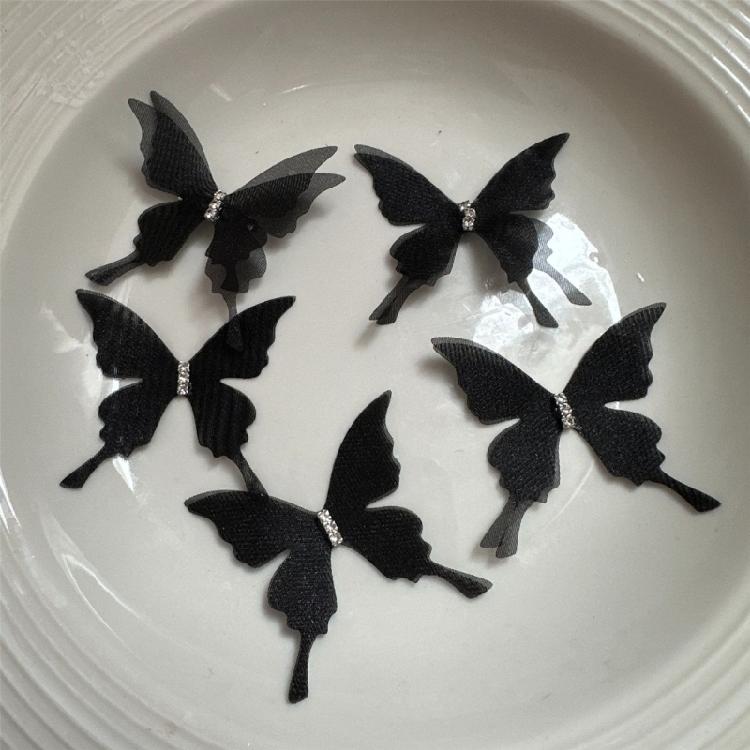 10Pieces Sheer Butterfly Pin Curtain Decorative Safety Pin For Wedding Party and Bedroom Decoration Curtain Accessory