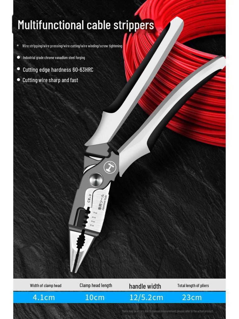 Green Forest Industrial Electrician Pliers & Wire Cutter/Stripper