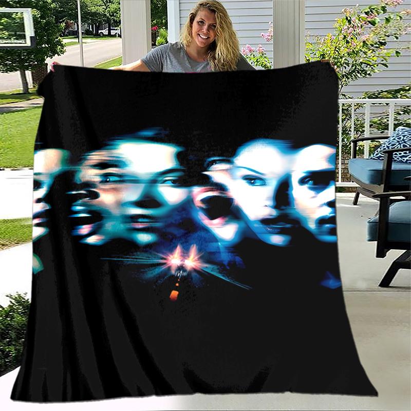 1pc Blanket Final Destination Bloodlines1 Print Design, Lightweight Blanket for Sofa, Bed- Soft &Warm, Gift for All Seasons Like Christmas, Halloween