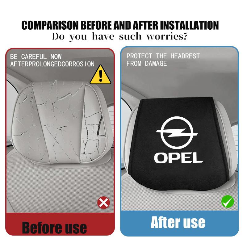 For Opel Bilstolhodehvile Trekk Universelt Interiørtilbehør Passer Corsa Mokka Astra Cascada Adam Insignia Meriva Vectra