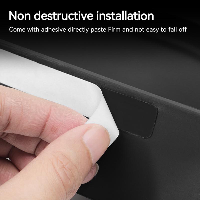 Behind Screen Silicone Storage Box For BYD Shark 6 Central Control Anti-slip Tray Organizer Box Black For Shark 6 Accessories
