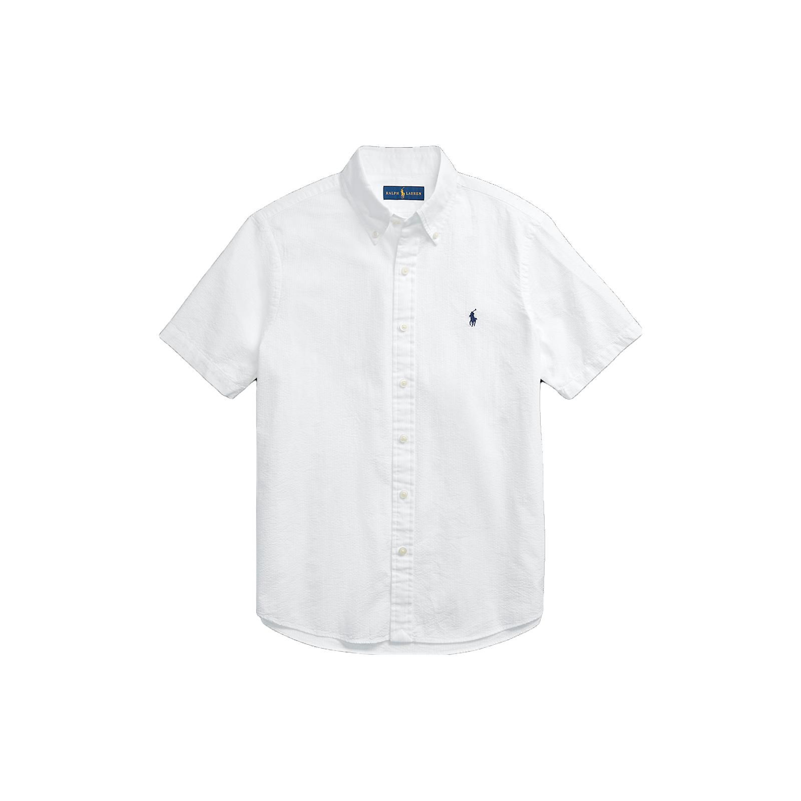 

Вышитая логотипом рубашка поло Polo Ralph Lauren Мужские рубашки Белый MNPOWOV1N820309-100 L