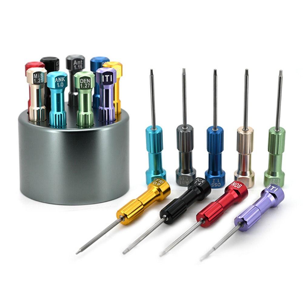 Multiple Color Tool Kit Stainless Steel Micro Screwdriver Technician Screwdriver  Dental Laboratory