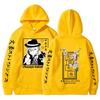 Harajuku Anime Bungo Stray Nakahara Chuuya Printed Hooded Autumn Fleece Oversized Hoodies Y2k Streetwear Sweatshirt