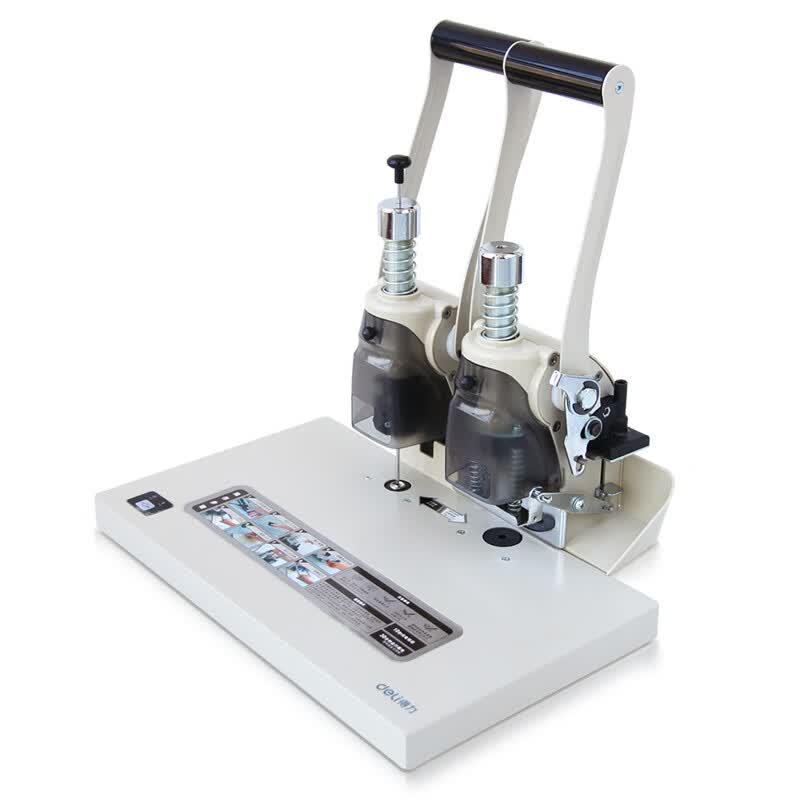 Deli 3875 Commercial Financial Document Binding Machine CN plug (adapter included)