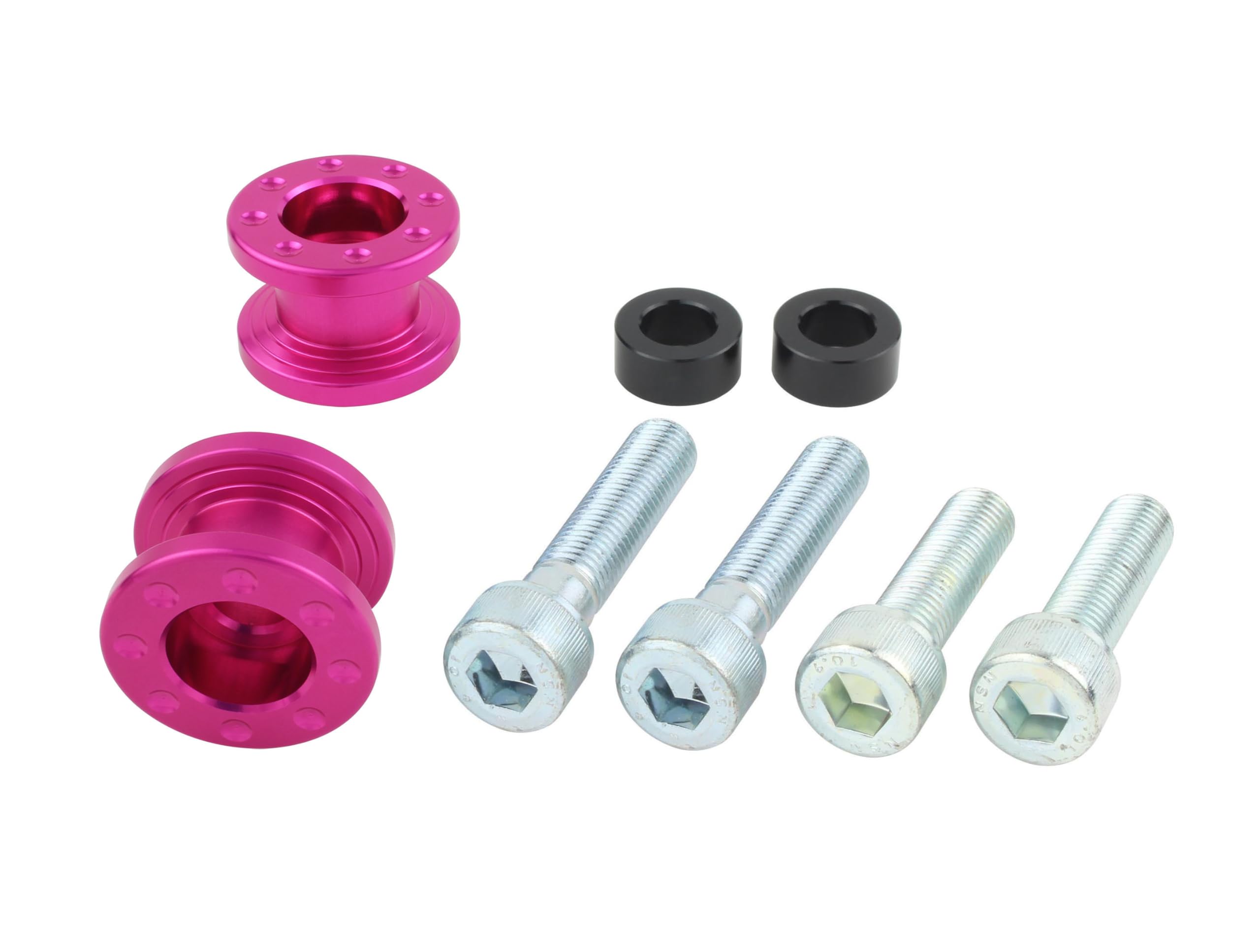 

POSH FAITH Motorcycle Racing Stand Set of for ZRX1200DAEG Ninja250 Hooks, M10, 2, (2013-2016), etc., Pink, 004010-32 розовый