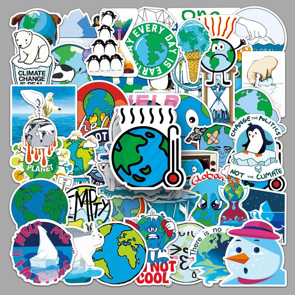 50PCS Environmental Protection Graffiti Stickers for DIY Scooters & Luggage