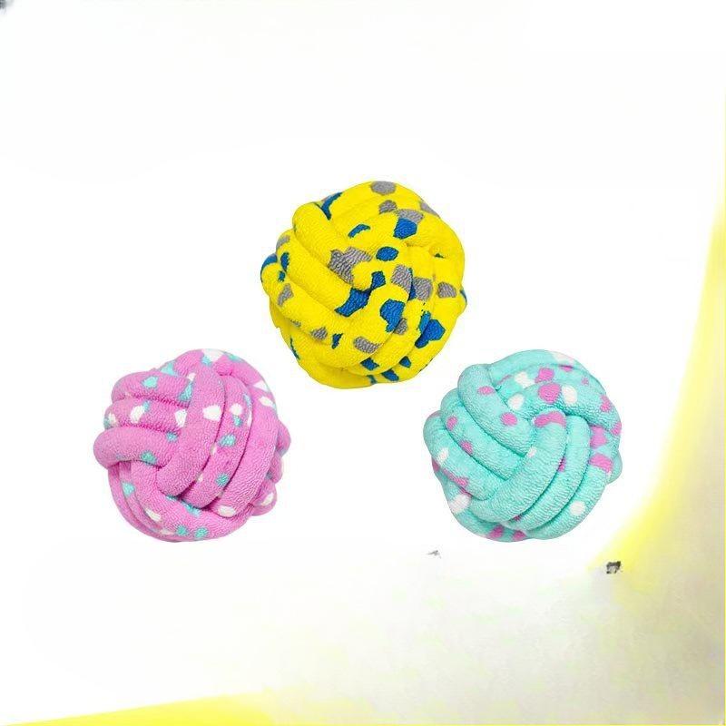 Dog Teething Toy Ball Popcorn That Won't Break, Silent Solid Ball Dog Training Pet Toy, Durable for Large Dogs