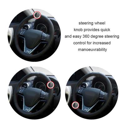 VORCOOL Steering Wheel Spinner Knob Steering Wheel Spinner Auxiliary Ball Accessory for Car Vehicle Black