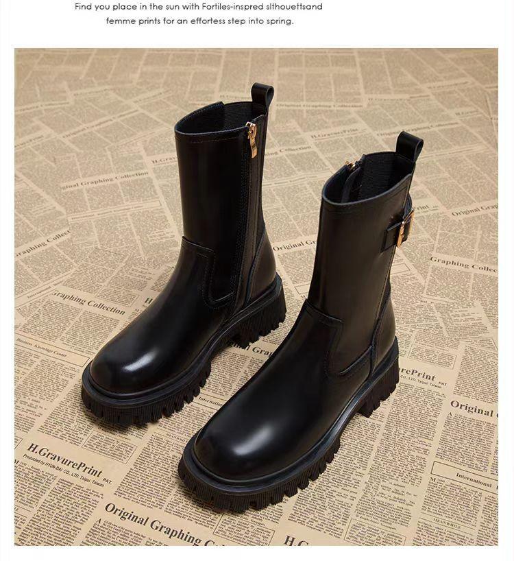 

Z Chelsea cigarette boots women s 2025 autumn and winter European popular small short boots women s foreign style small ankle boots 35