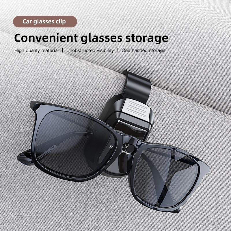 WLX4 Car Eyeglass Holder Glasses Storage Clip Auto Accessories For Mercedes Benz W210 W176 AMG CLS CLE CLA GLA GLB GLS Class A GLE W2