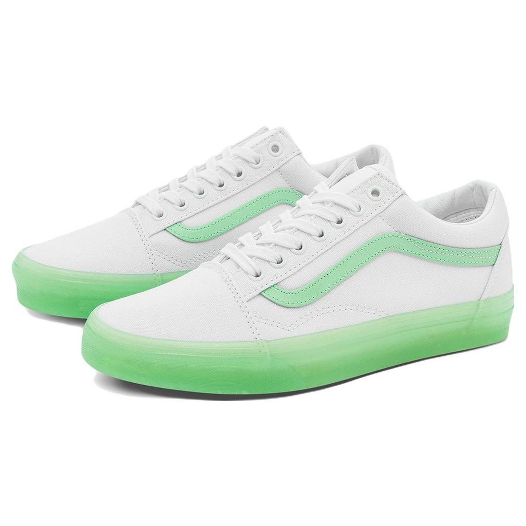 Vans Old Skool Side Stripe Low Top Skate Shoes Unisex Sneakers Avocado-Green VN0000SBWGR