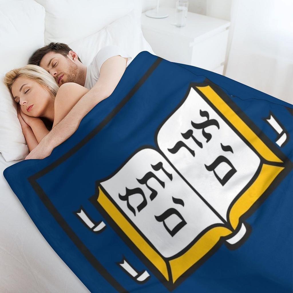 Yale University icon Throw Blanket Bed covers Decorative Beds Decorative Sofa Plush Blankets