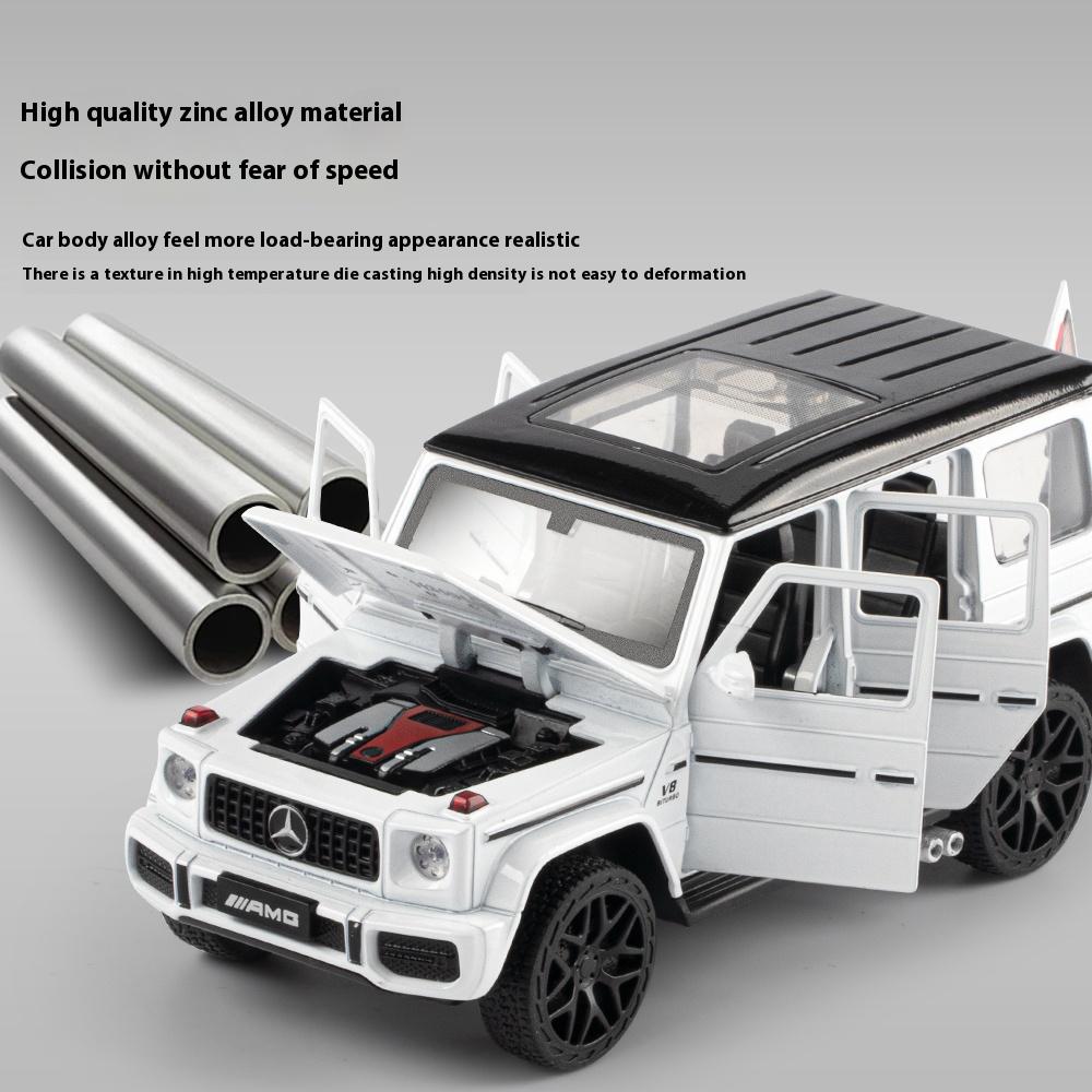 1/32 Mercedes Benz AMG G63 Shadow Wings Off Road SUV Alloy Diecast Metal Model Car Collectibles Children's Holiday Birthday Gift