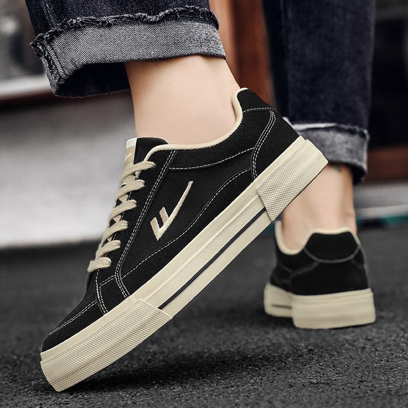 Warrior Canvas Fashion Simple Classic Retro Non-Slip Wear-Resistant Lightweight Breathable Low-Top Skate Shoes Unisex sneaker WXY-J058HJ04