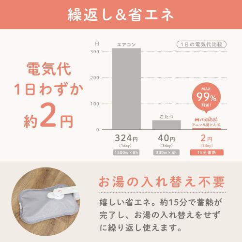 melket Animal Hot Water Bottle, Rechargeable, Electric, Heat Storage, Keeps Warm for Up to 6 Hours, Cat, PSE Certified, Overheat Prevention, Cute, Gif