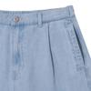 KANGOL Ground Denim Bermuda Shorts Light Blue 4067
