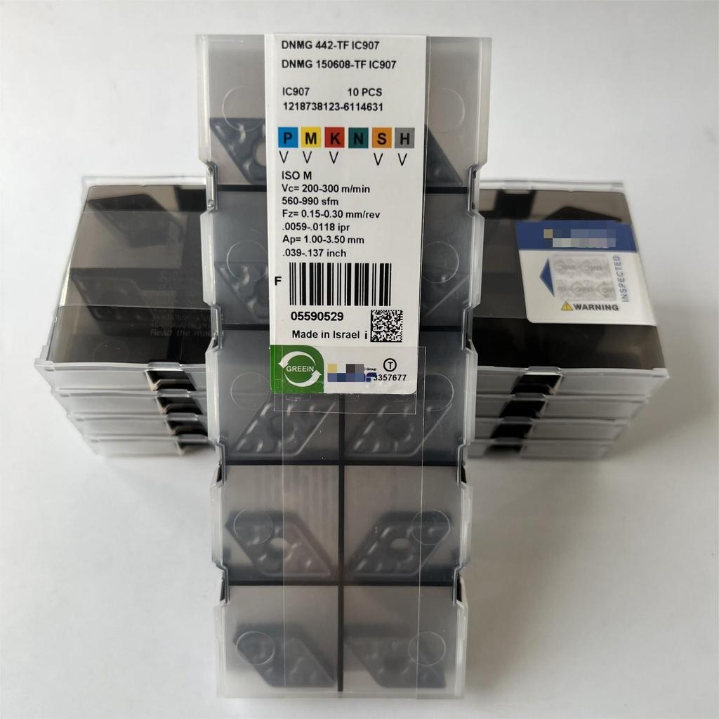 DNMG150608-TF IC907  / Industrial indexable Carbide Inserts 10 Pcs