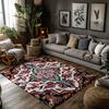 Vintage Persian Rug Pattern Doormat Indoor Outdoor Floor Mat Bohemian Area Rug Tribal Home Decor Throw Carpet Washable Non Slip