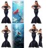 Hot Movie Theme Mermaid Princess Costume Long Dress For Stage Performance And Role Play